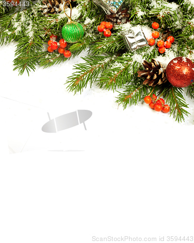 Image of Christmas background. Eve framework