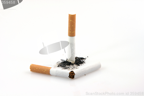 Image of broken cigarette