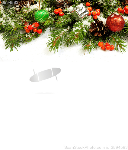 Image of Christmas background. Eve framework