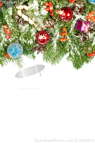 Image of Christmas background. Eve framework
