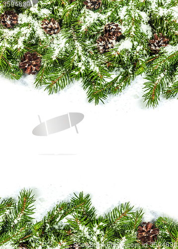 Image of Christmas background. Eve framework