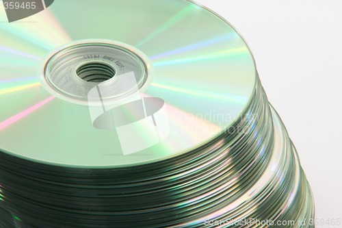 Image of blank cds isolated