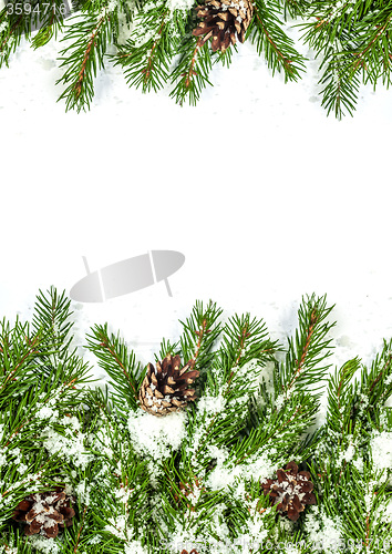 Image of Christmas background. Eve framework