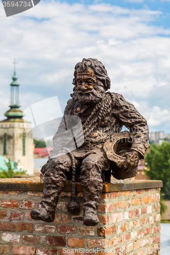 Image of Sculpture a chimney  in Lviv, Ukraine