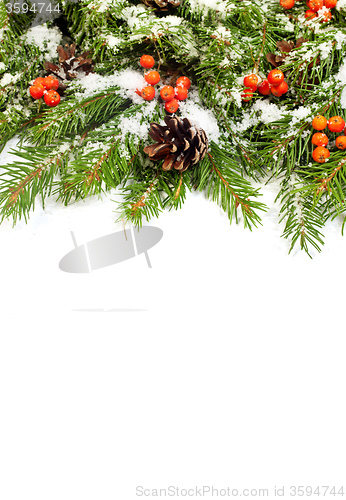 Image of Christmas background. Eve framework