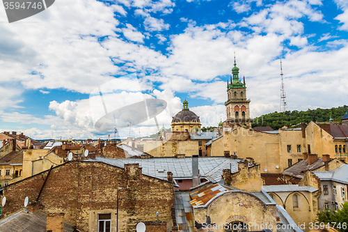 Image of Lviv bird\'s-eye view