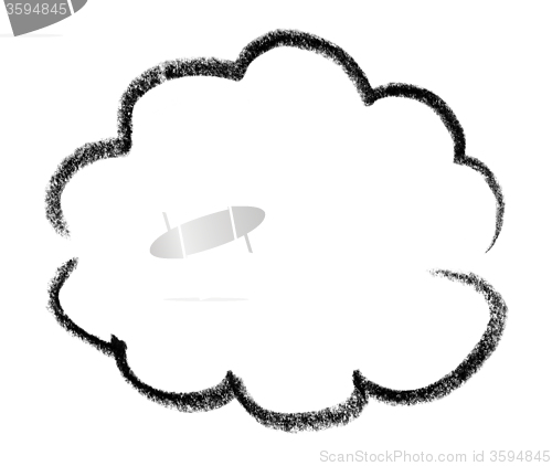 Image of sketched cloud