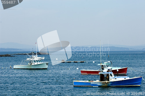 Image of Fishing boats in Maine