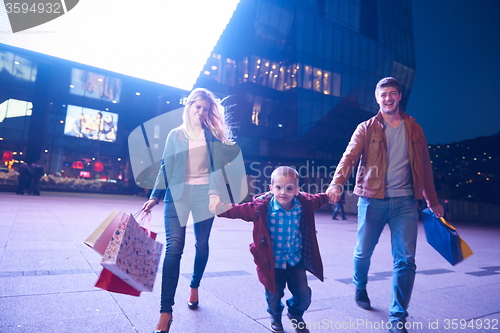 Image of Group Of Friends Enjoying Shopping