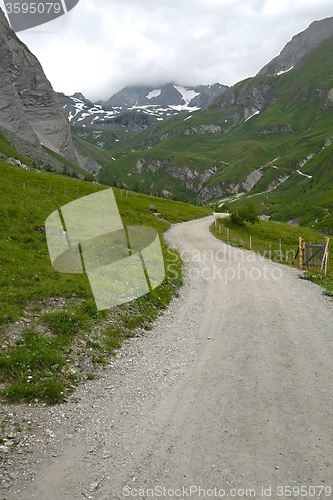 Image of Mountain path in the Alps