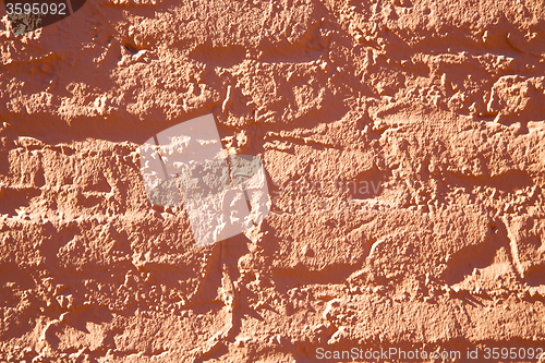 Image of texture wall in africa  pink