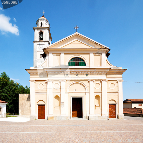 Image of heritage  old architecture in italy europe milan religion       