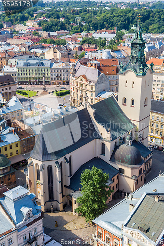 Image of Lviv bird\'s-eye view