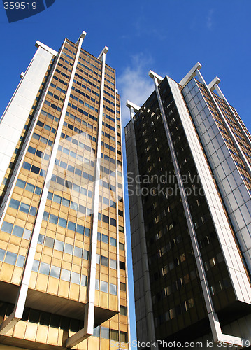 Image of Twin skyscrapers
