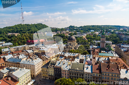 Image of Lviv bird\'s-eye view