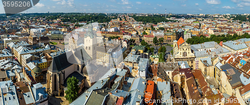 Image of Lviv bird\'s-eye view