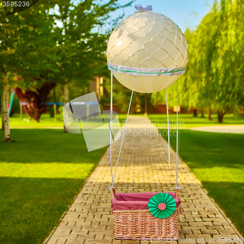 Image of The toy air balloon for child