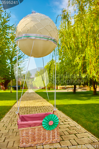 Image of The toy air balloon for child