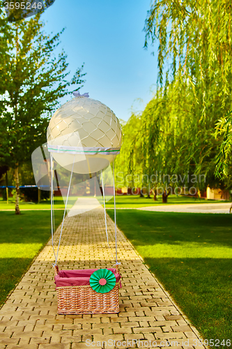 Image of The toy air balloon for child