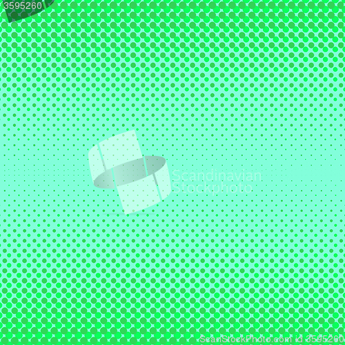 Image of Green Halftone Pattern