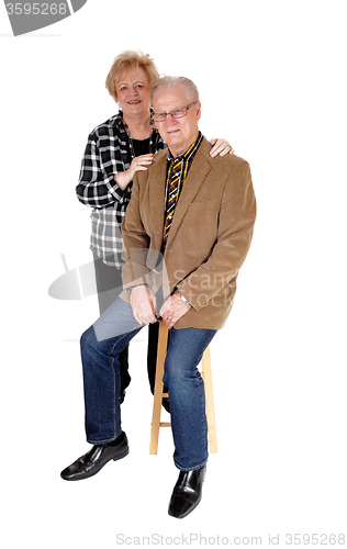 Image of Happy middle age couple.