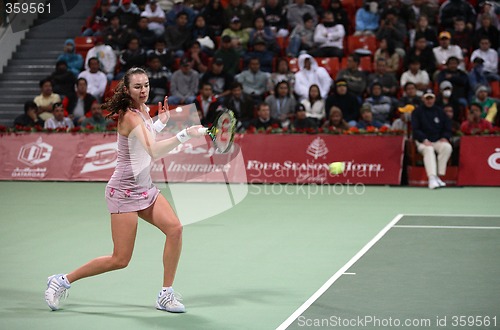 Image of Galina Voskoboeva at the Qatar Total Open, Doha