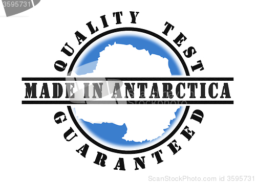 Image of Quality test guaranteed stamp 