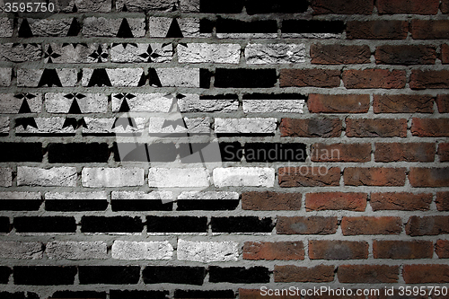 Image of Dark brick wall - Brittany