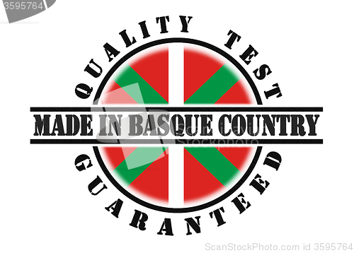 Image of Quality test guaranteed stamp 