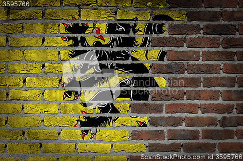 Image of Dark brick wall - Flanders