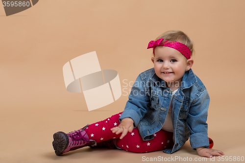 Image of one year baby portrait