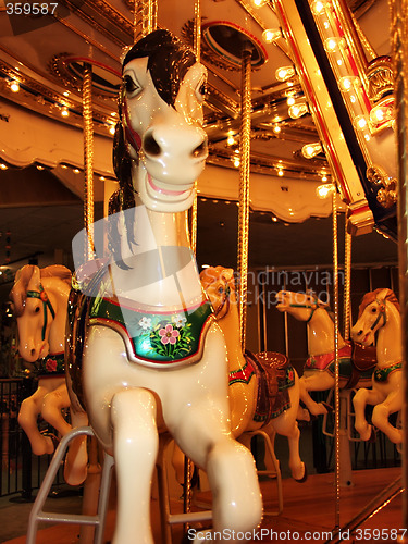 Image of Smiling Carousel Horse