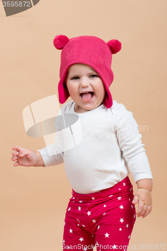 Image of one year baby portrait
