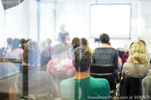 Image of Audience in the lecture hall.