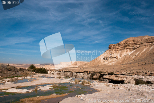 Image of Water spring in a desert