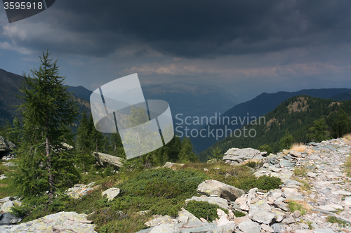 Image of Dramatic mountain landscape