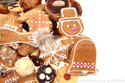 Image of christmas cookies isolated 