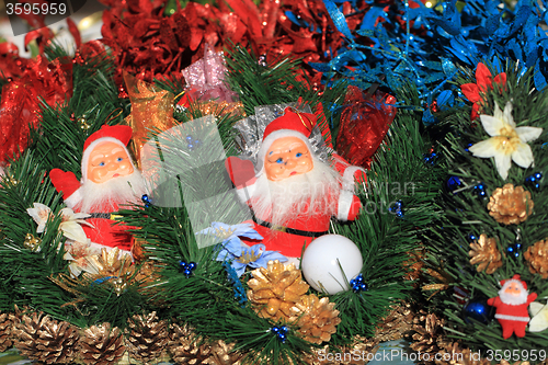 Image of christmas glass decoration