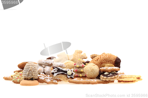 Image of christmas cookies isolated 