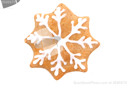 Image of christmas cookie isolated 
