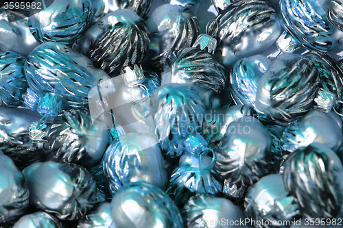 Image of christmas glass decoration