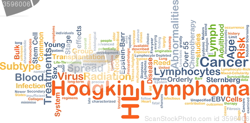 Image of Hodgkin lymphoma background concept