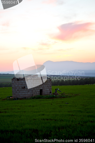 Image of mountain in morocco africa l  and  sunrise