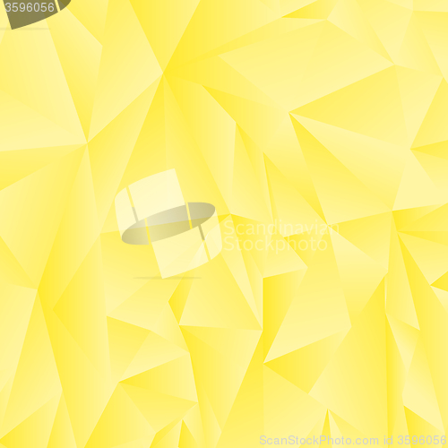 Image of Abstract Yellow Polygonal Background