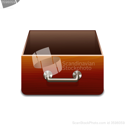 Image of Vector File Cabinet for Documents.