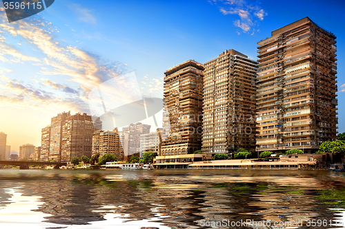 Image of Modern Cairo on Nile