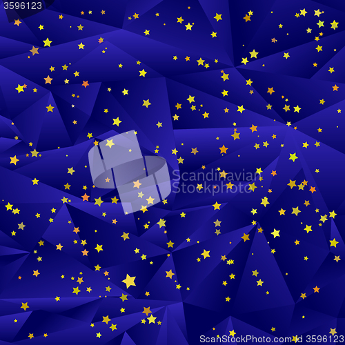 Image of Set of Yellow Stars. Stars Background.
