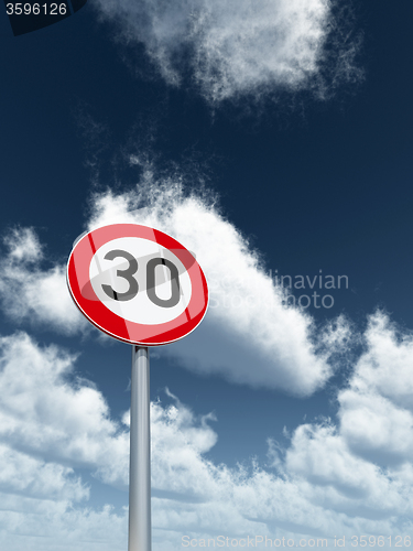 Image of speed limit