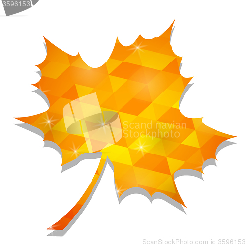 Image of Autumn Yellow  Leaf