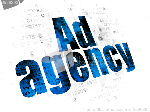 Image of Marketing concept: Ad Agency on Digital background